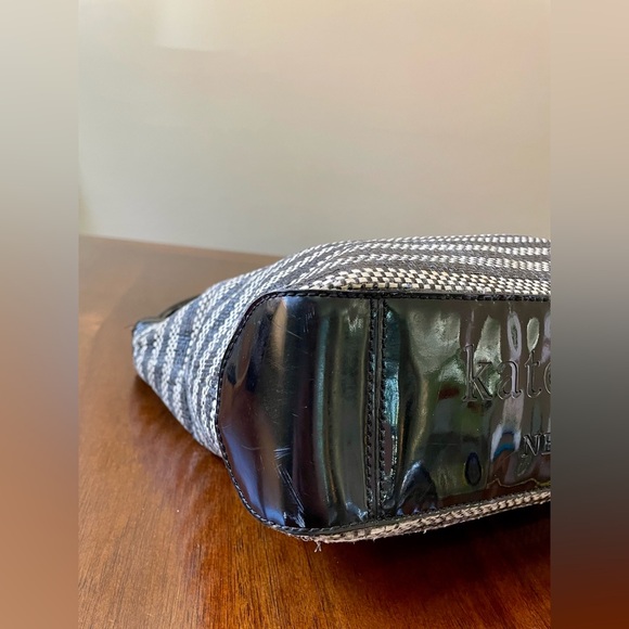 Vintage Kate Spade Y2K Striped Hobo Shoulder Bag - Picture 9 of 11